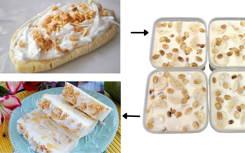 Cách làm kem chuối hộp tại nhà