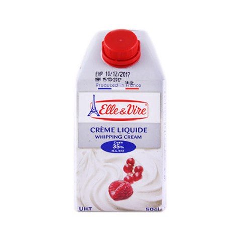 Elle & Vire là sản phẩm kem tươi dạng xịt có nguồn gốc từ sữa động vật nguyên chất